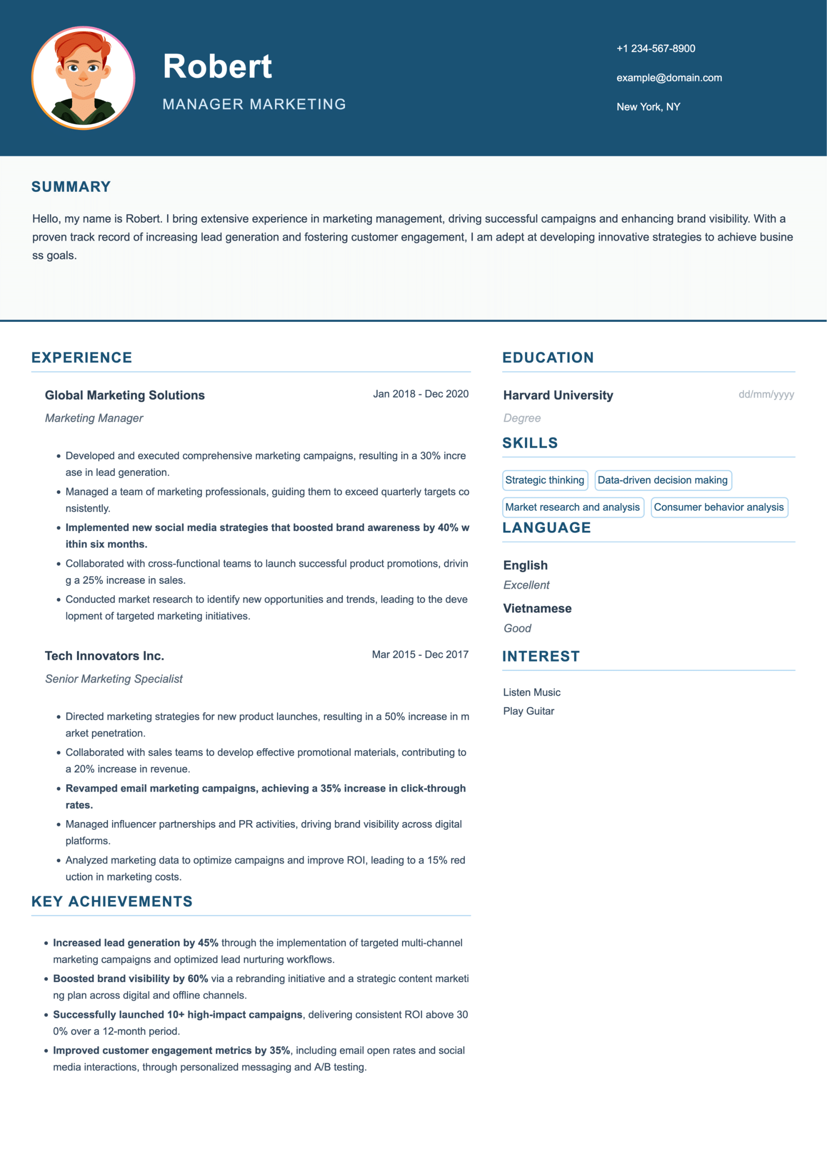 Professional Blue