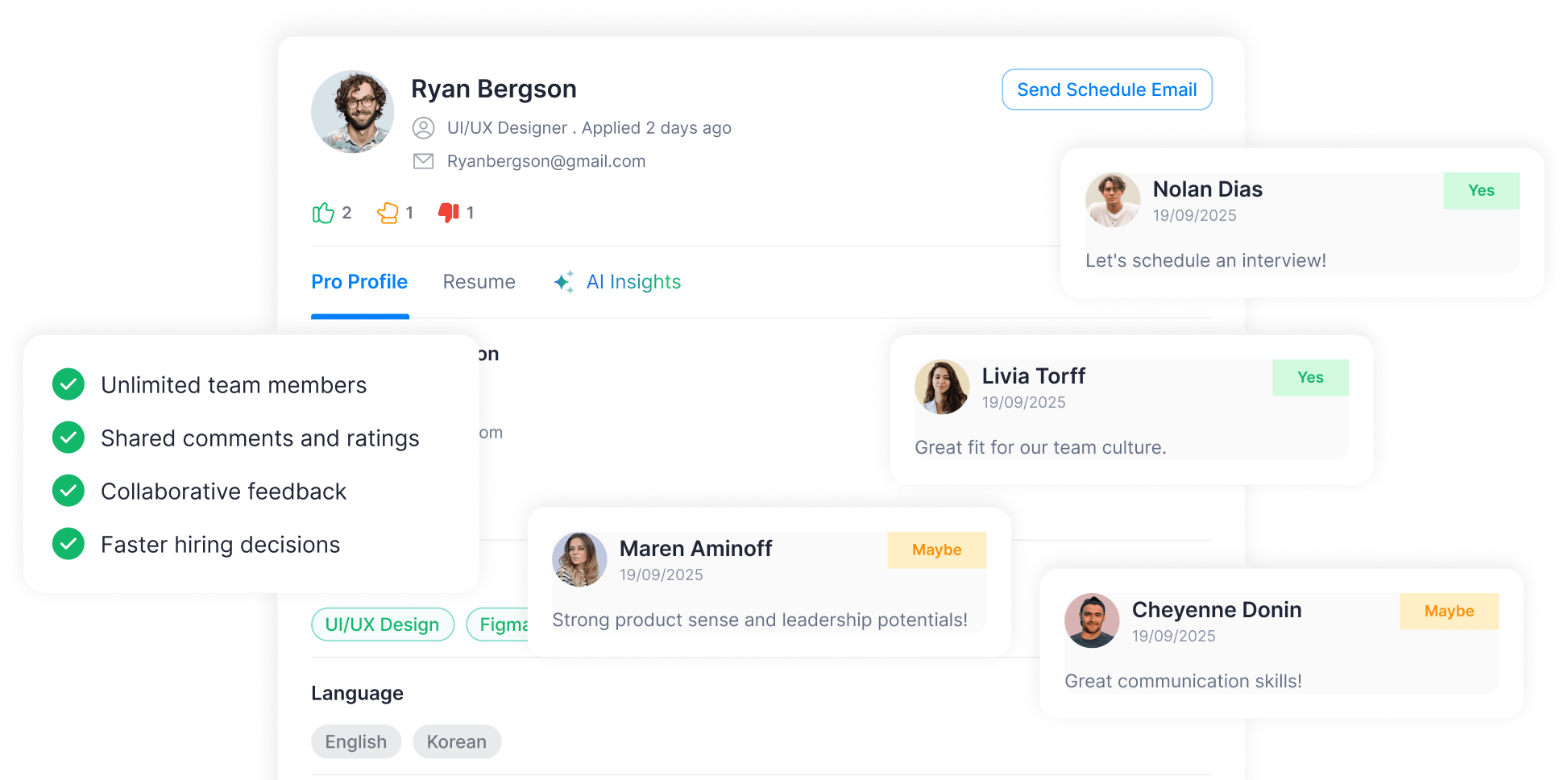 Hiring pipeline preview