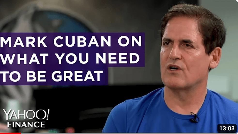 "Mark Cuban on Success: Hard Work, Learning & Innovation"